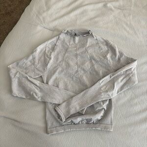 NWOT FREE PEOPLE GOOD KARMA HIGH NECK LONG SLEEVE LAYERING TOP